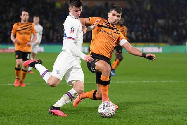 LEAVING: Eric Lichaj (right) has played his last game for Hull City