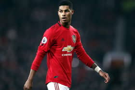 manchester United and England striker Marcus Rashford is involved in a row with Ministers over food poverty.
