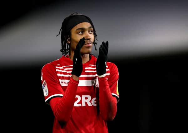 Middlesbrough's Djed Spence: Can he shine again? Picture: PA
