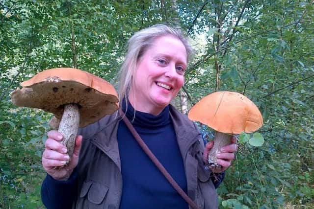 Alysia Vasey picking mushrooms Picture: Thomas Skovsende
