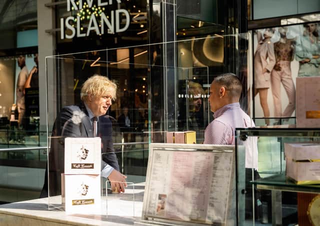Boris Johnson makred the reopening of non-essential stores with a visit to a London shopping centre last Sunday.