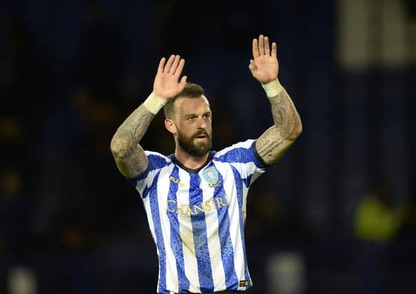 Staying or going: Steven Fletcher is Sheffield Wednesday’s top scorer but has yet to sign a new deal beyond the end of June (Picture: Steve Ellis)