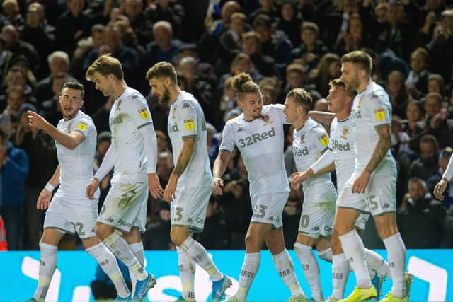 CLOSING IN: Can Leeds United's players seal the promotion to the Premier League they so crave?  Picture: Bruce Rollinson.