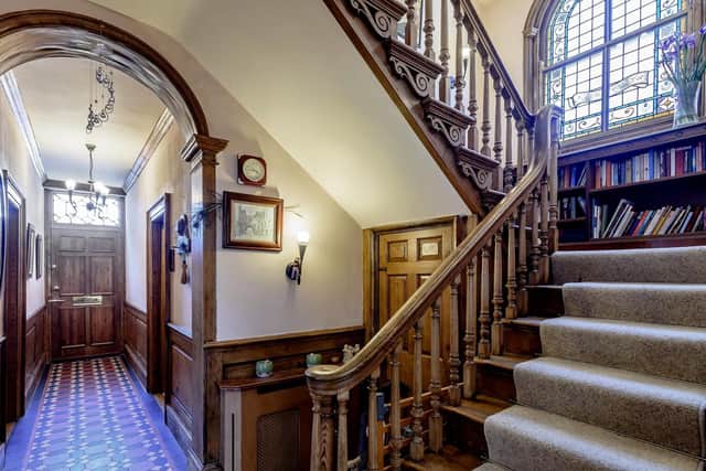 The house is full of Georgian features, including this staircase