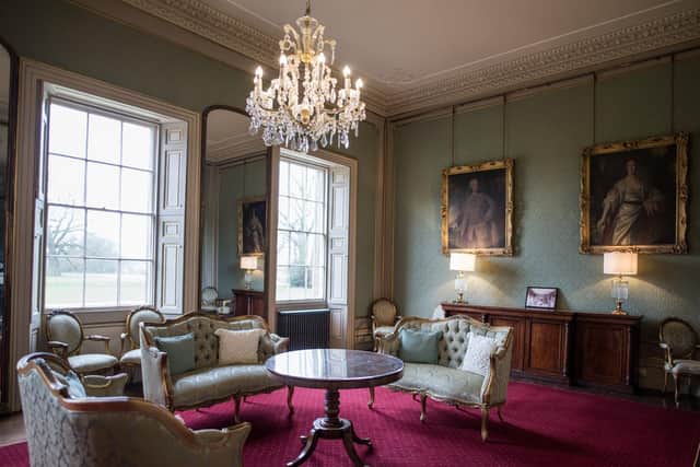 The cosy historic drawing room