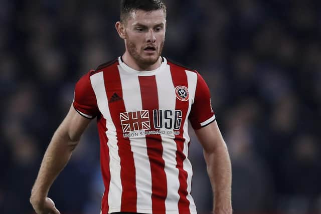 Jack O'Connell of Sheffield United is a doubt for Sunday (Picture: James Wilson/Sportimage)