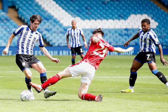 Sheffield Wednesday on the attack against Nottingham Forest. Picture: PA