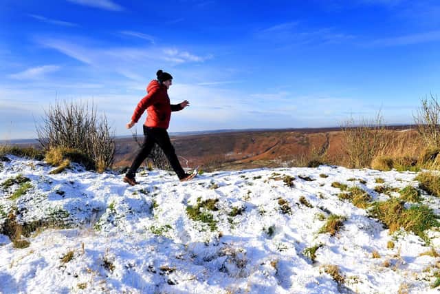 The Hole of Horcum is a popular year-round destination