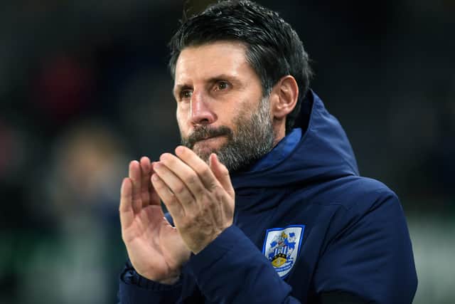 Down to the wire: Huddersfield’s Danny Cowley is one of six White Rose managers with everything to play for. (Picture: Jonathan Gawthorpe)