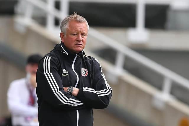 Sheffield United boss Chris Wilder pictured at St. James's Park. Picture: Simon Bellis/Sportimage