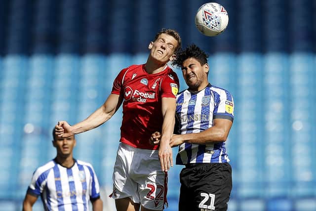 Sheffield Wednesday's Massimo Luongo and Nottingham Forest's Ryan Yates (Picture: PA)