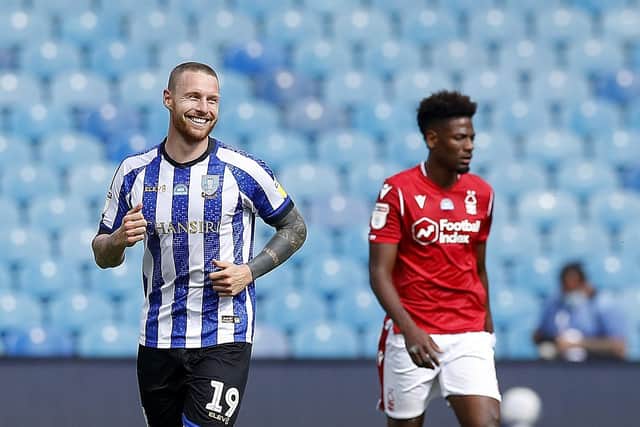 Point rescued: Sheffield Wednesday's Connor Wickham celebrates scoring against Nottingham Forest. Picture: PA