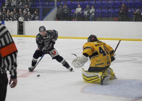 LEADING MAN: Sheffield Steeldogs' captain Lewis Bell. Picture courtesy of Cerys Molloy.