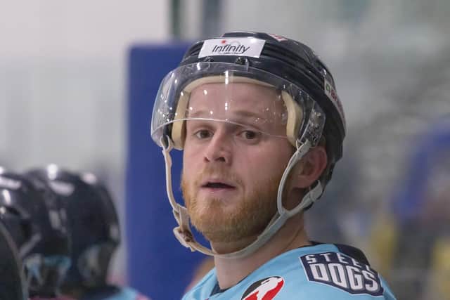 I'M YOUR MAN: Sheffield Steeldogs' captain, Lewis Bell. Picture courtesy of Peter Best.