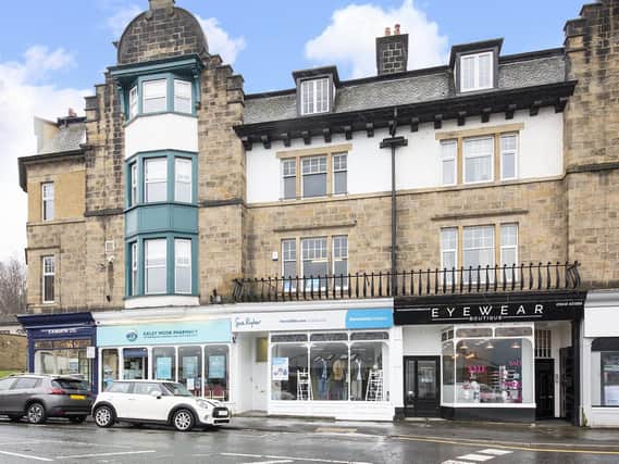 This shop set over five floors in Ilkley is 400,000 with hunters.com and has potential for conversion.