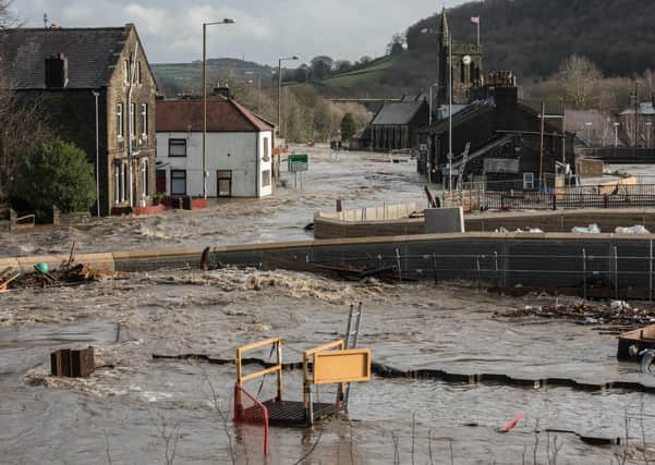 Flooding devastated Mytholmroyd and other parts of Calderdale in February.