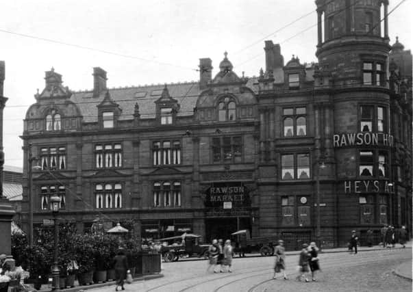 An archive photo of Rawson Market in Bradford.