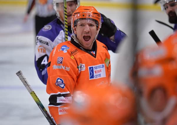 Brendan Connolly finished as top points-scorer for Sheffield Steelers in 2019-20. Picture: Dean Woolley.
