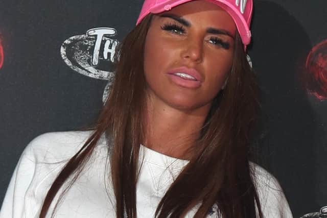 Katie Price is due to speak to a parliamentary committee inquiry into online abuse. Photo: Chris Radburn/PA Wire