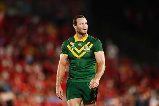 AUCKLAND, NEW ZEALAND - OCTOBER 20: Boyd Cordner of Australia looks on during the International Test match between Tonga and Australia at Mount Smart Stadium on October 20, 2018 in Auckland, New Zealand.  (Photo by Anthony Au-Yeung/Getty Images)