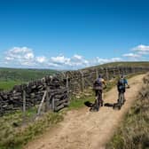 Lockdown has led to an increase in people mountain biking around Yorkshire's countryside.