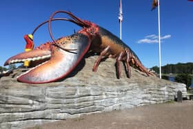 The giant lobster in Shediac