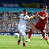 INFLUENTIAL: Pablo Hernandez changed the second half for Leeds United, but did not complete it