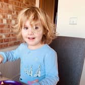3-year-old Tilly raised more than 2,200 for the Eye Department