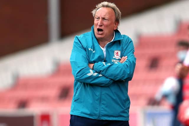 AT THE HELM: Neil Warnock enjoyed a winning start to his Middlesbrough tenure. Picture: David Davies/PA Wire.