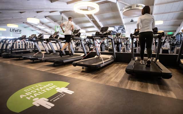 The question remains of when gyms will reopen. (Photo by Lars Baron/Getty Images)