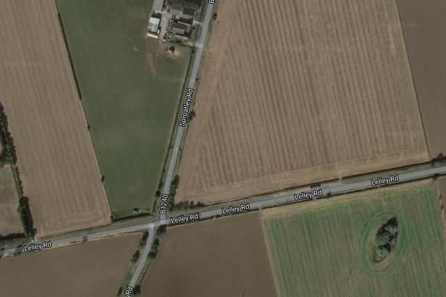 The site is off Lelley Road crossroads in Holderness