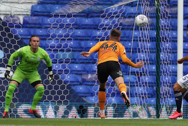 James Scott of Hull City scores their second goal at Birmingham City (icture: David Rogers/Getty Images)