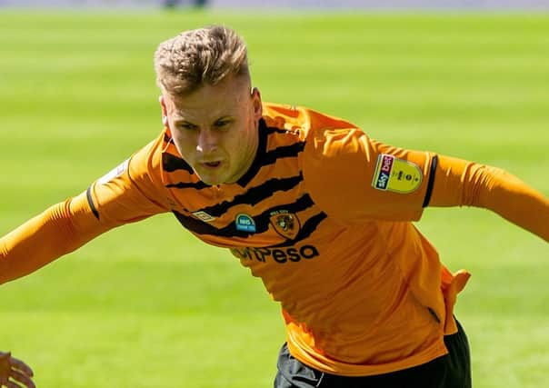 James Scott: Delighted to get off the mark as Hull City drew at Birmingham on Saturday. (Picture: tony Johnson)