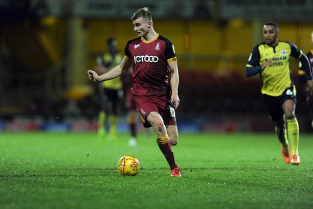 22 December  2018......   Bradford City v Scunthorpe United. Skybet EFL league one
City's George Miller. Picture Tony Johnson.