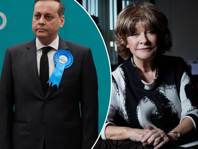 Wakefield Conservative MP Imran Ahmad Khan, left, and the leader of Labour-run Wakefield Council Denise Jeffrey, right. Photos: JPI Media