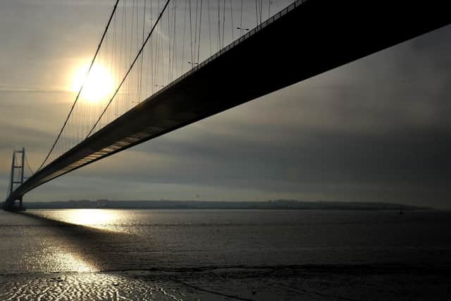 The sun pokes through the mist over the River Humber casting a shadow onto the water. Picture Post taken on a Nikon D3s camera with a 24-70mm lens with an exposure of 1/8000th sec at f14 with an ISO of 500. Pic: Gary Longbottom