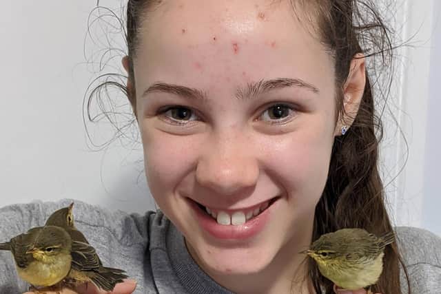 Pictured, Richmond School and Sixth Form College students Bethany Farrow, one of the pupils who saved the tiny chicks. Photo credit: other