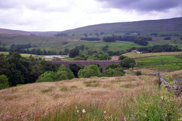 Appersett Viaduct and many other bridges and structures from the line survive