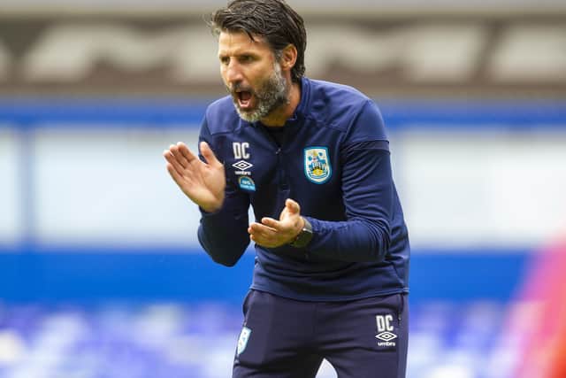 Terriers manager Danny Cowley.  Picture Tony Johnson
