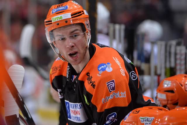 MOVING ON: Ben O'Connor is heading through the exit door at Sheffield Steelers for a second time. Picture: Dean Woolley.