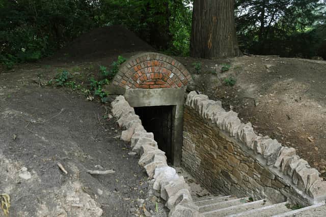 The forgotten ice house was hidden in woods on a neighbouring farm for around 60 years until Barnsley Council restored it