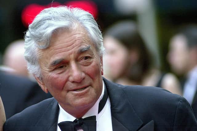 Peter Falk died in 2011 at the age of 83. He is pictured here in 2002. (AP Photo/Ron Frehm, file)