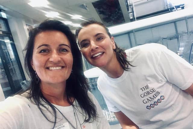 Former Richmond Hill Academy PE teacher Michelle Rowe, who started charity Inspire Malawi in 2010, is pictured (left) with Cheryl Rhodes, partnership director of sport, PE and health at The Gorse Academies Trust.
