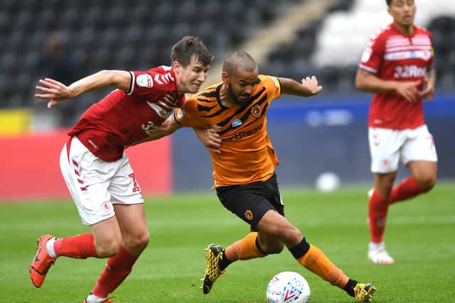 Hull's Paddy McNair takes on Middlesbrough's Kevin Stewart. (
Picture: Jonathan Gawthorpe)