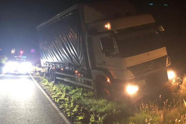 The suspects jumped from the moving HGV