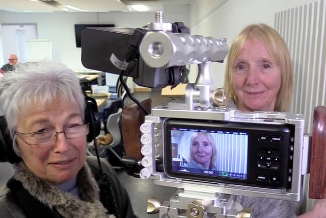Dot Brady and Julie Swann of Pathways group. Picture: Biggerhouse Film, supplied by DEEP network.