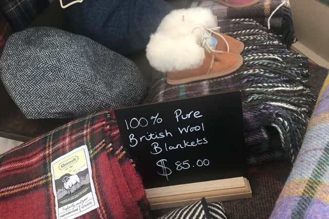 The couple sell wool products across the US