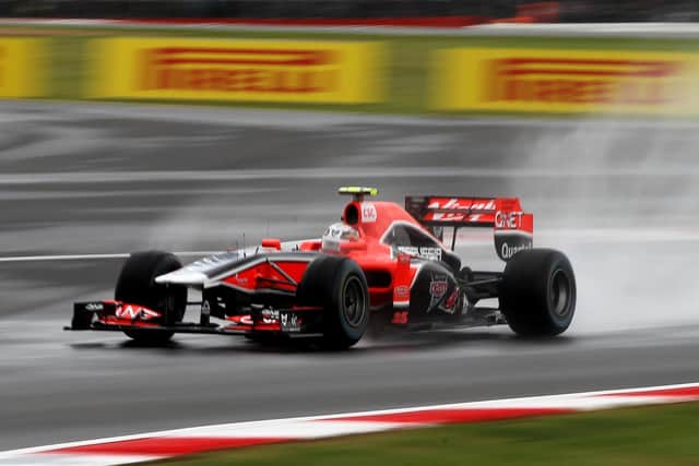 Marussia Virgin Racing Timo Glock of Germany during practice during Practice for the Formula One Santander British Grand Prix at Silverstone Circuit, Northampton. (Picture: David Davies/PA Wire)