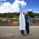 Scarborough surfer Ruby Wyborn is launching the first all-girls surf academy in the town to encourage teenagers back into sport at a time in their lives when they traditionally step out. The school will be run with Dexter's surf shop based in the North Bay. Picture: Tony Johnson