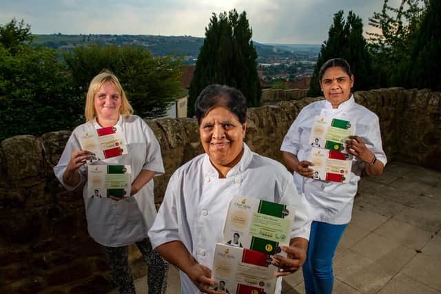 Chef Akila with her team Michelle Barton and daughter in law Selva Kumar. Picture Bruce Rollinson